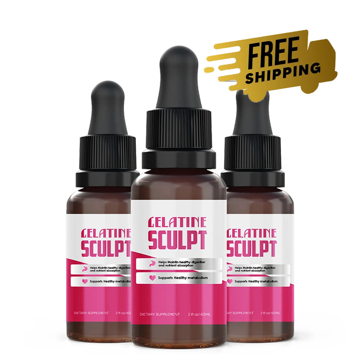 Gelatine Sculpt 3 bottle pack with free shipping